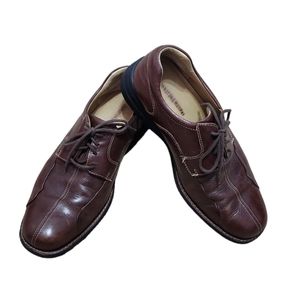 Johnston and Murphy Men's‎ Brown Leather Oxford Tie-Up Size 10